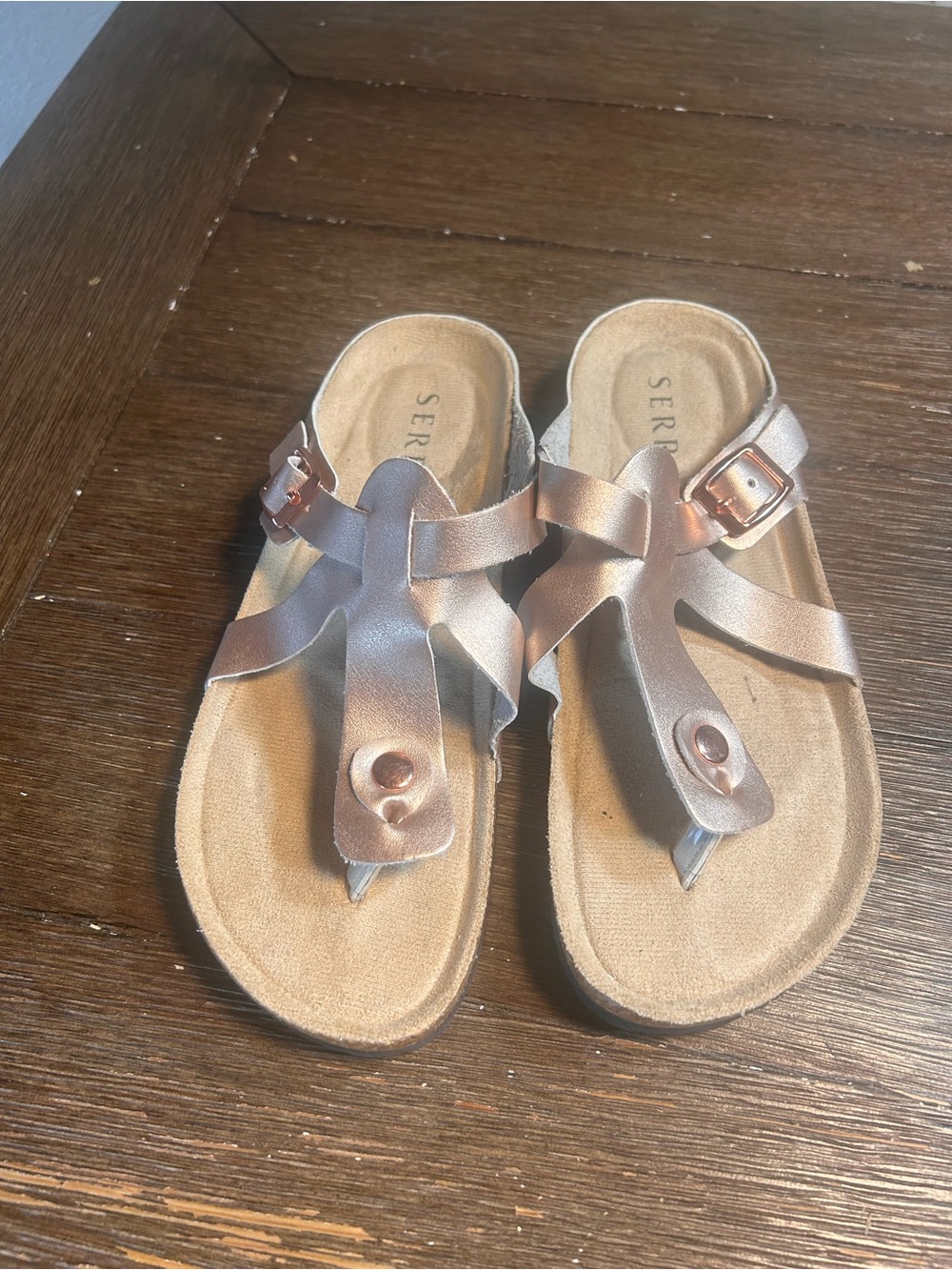 Serra rose gold sandals size 8.5